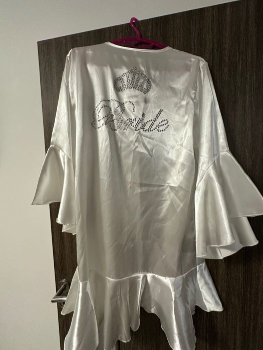 Halat din satin mireasă