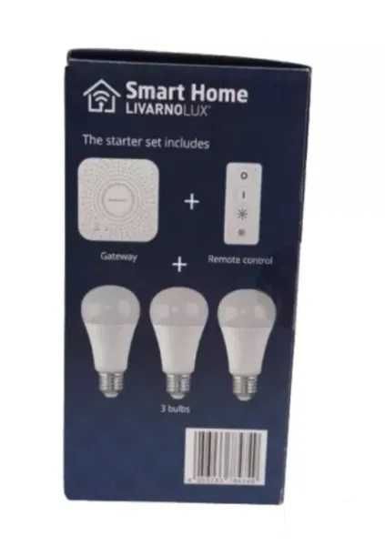 Комплект за умно осветление Livarno Lux с 3 крушки E27,  Smart Home