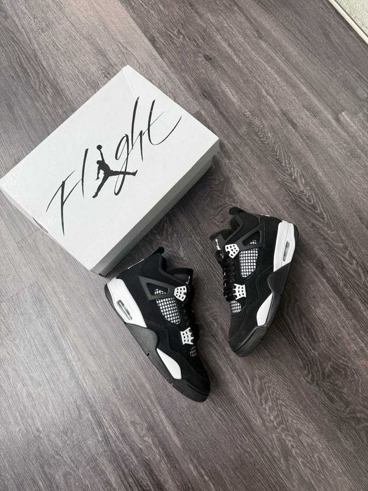 Adidasi Sport Nike Air Jordan 4 White Thunder - Livrare Verificare