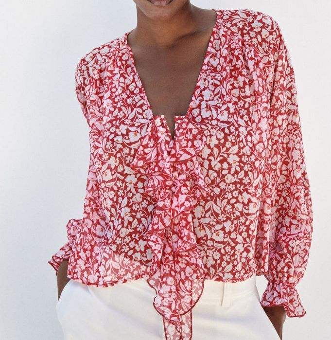 Bluze vaporoase Zara mărime M, L nou