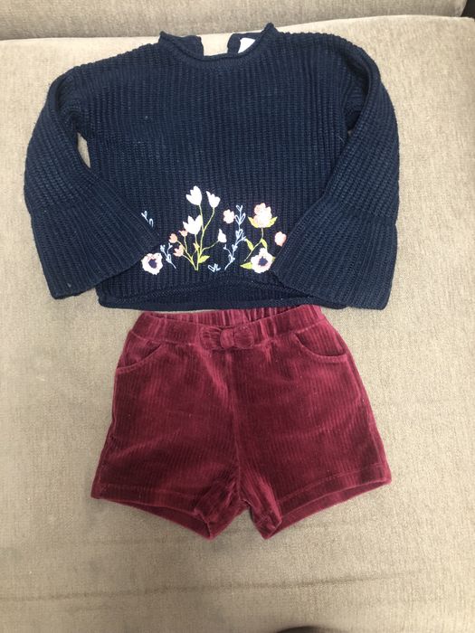 Кофта и шорты на 2-3 года