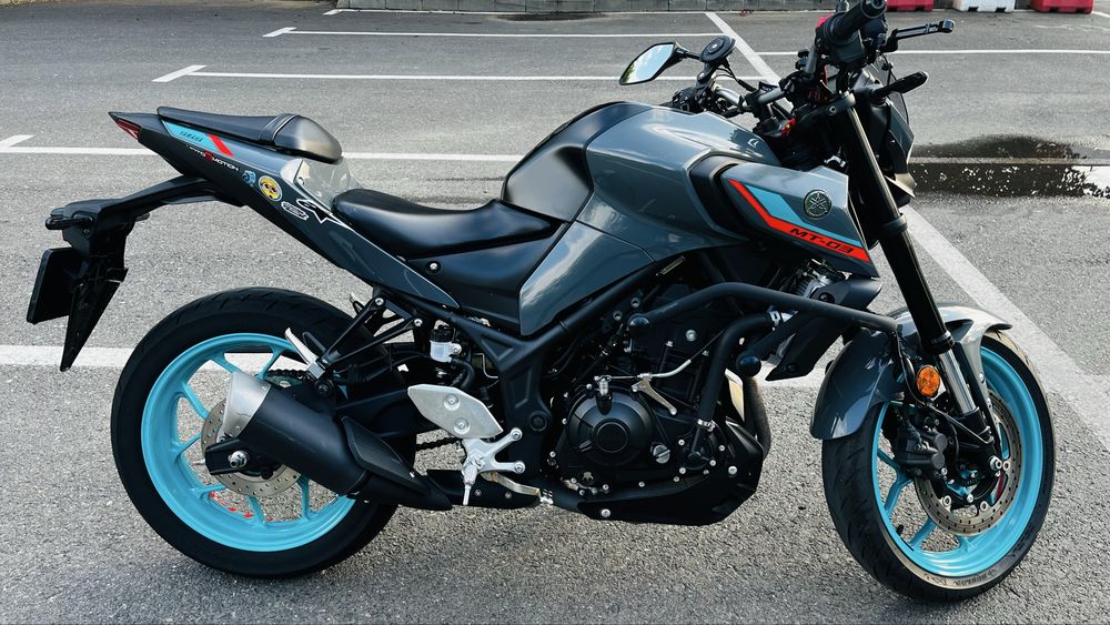Yamaha MT-03 ABS 2023 A2 | 15.000 km | Revizii reprezentanță | Stare impecabilă