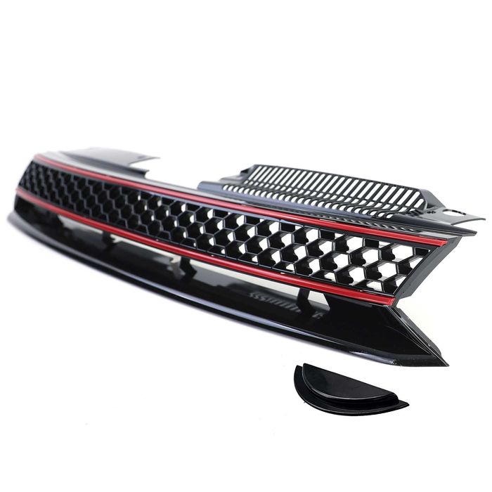 Решетка без емблема VW Golf 6 GTI пчелна пита черна Голф 6 Спортна