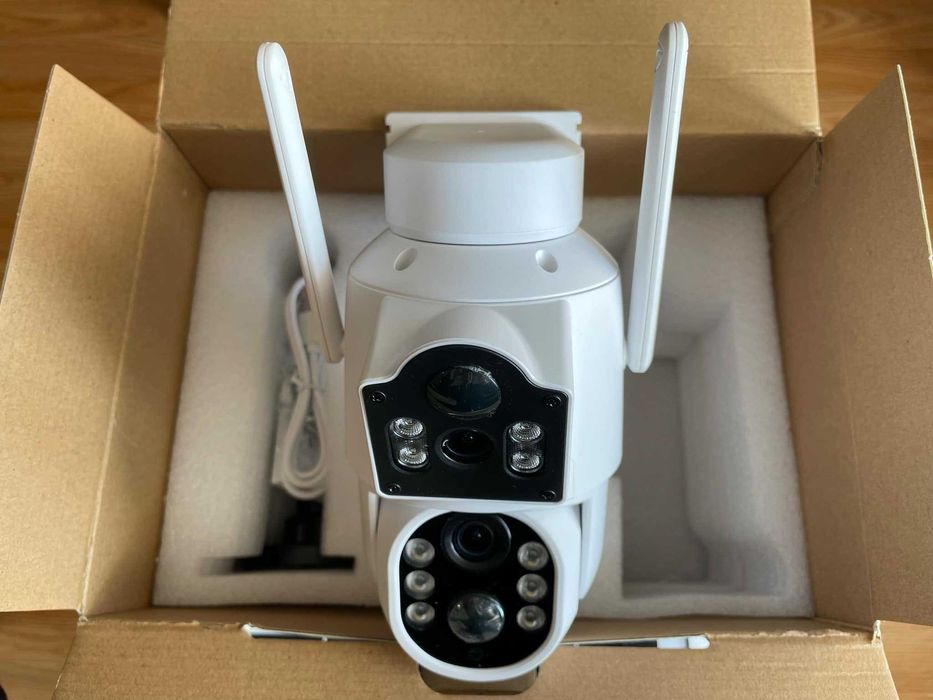 Двойна соларна WiFi smart камера, FULL HD 12МР - iCSee