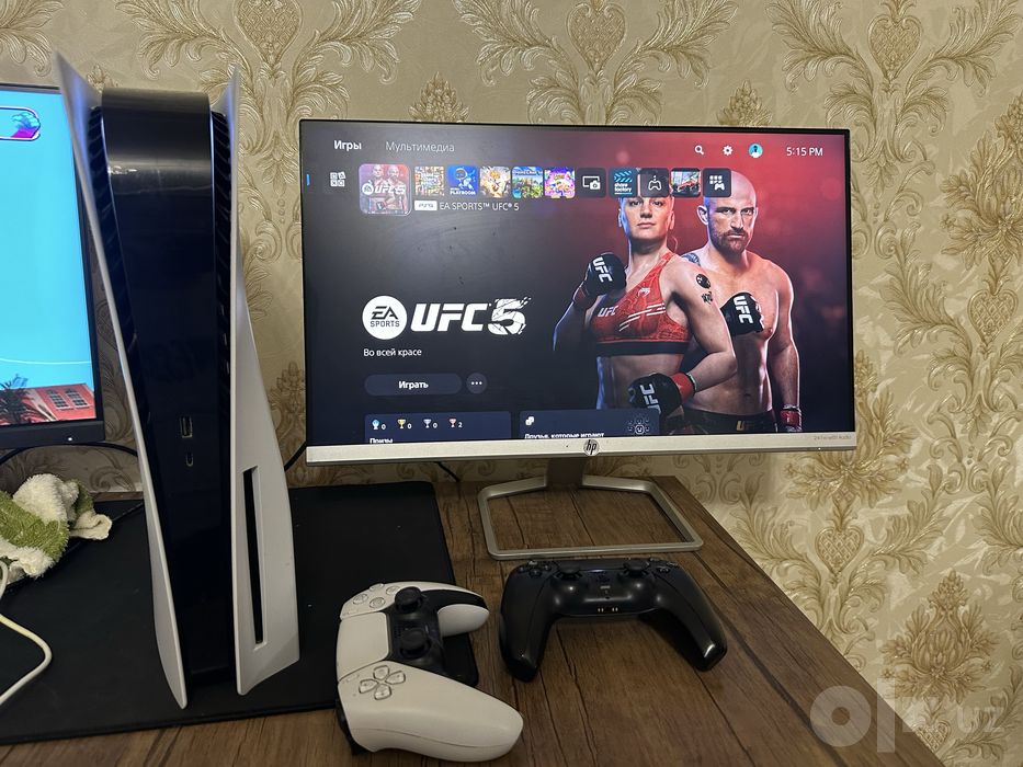 PS5 diskovodli 2 ta joystick bilan