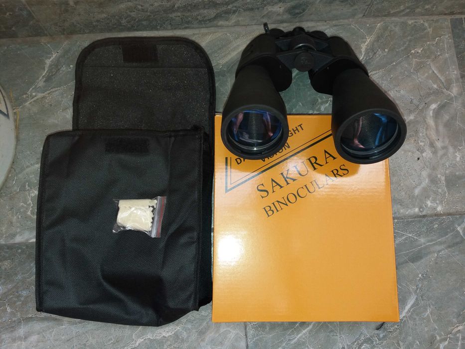 Binoclu 20x50mm, camp vizual 56m/1000m, prisma BaK-4, zoom optic 20x