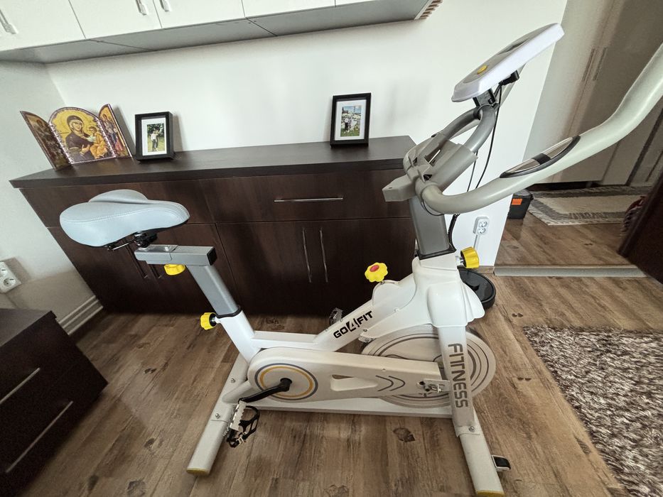 Bicicleta Spinning Magnetica Go4FIT - Volanta 10 kg