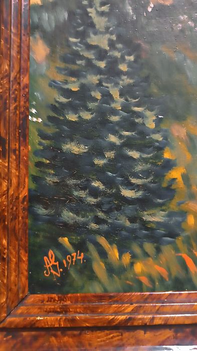 Tablou pictat pe pânză în ulei