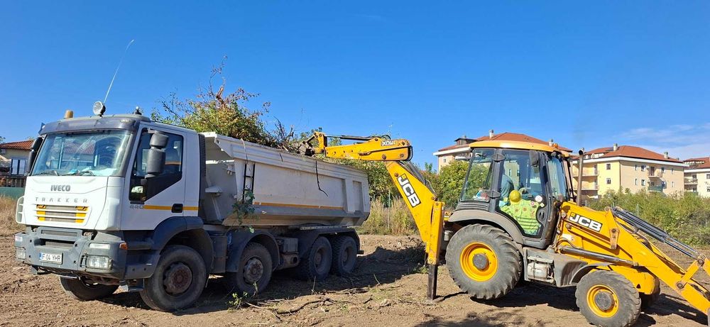 buldoexcavator si basculanta de inchiriat