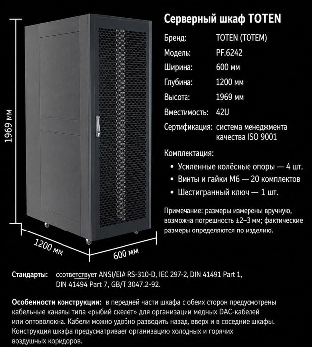 Серверный шкаф TOTEN