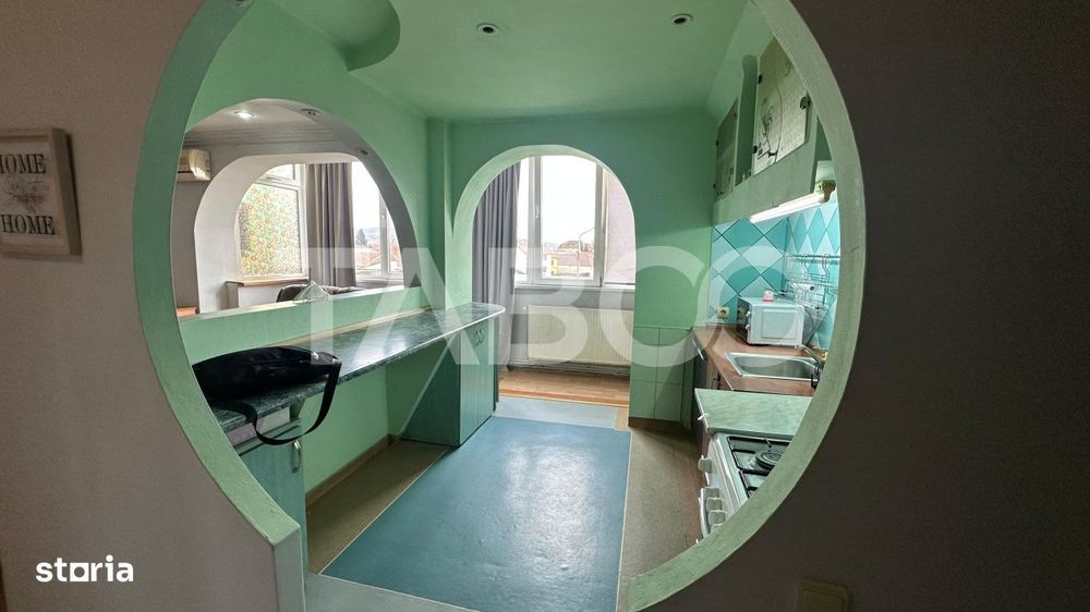 Apartament 3 camere etaj intermediar 2 balcoane zona Terezian Sibiu