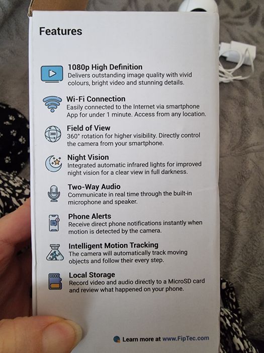 Смарт Бебефон FipTec, WiFi, Full HD