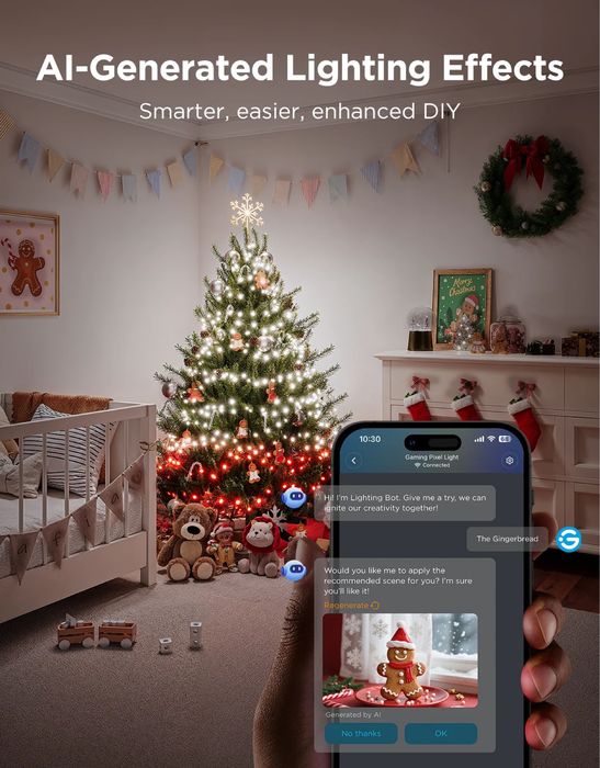 Govee смарт коледни лампички