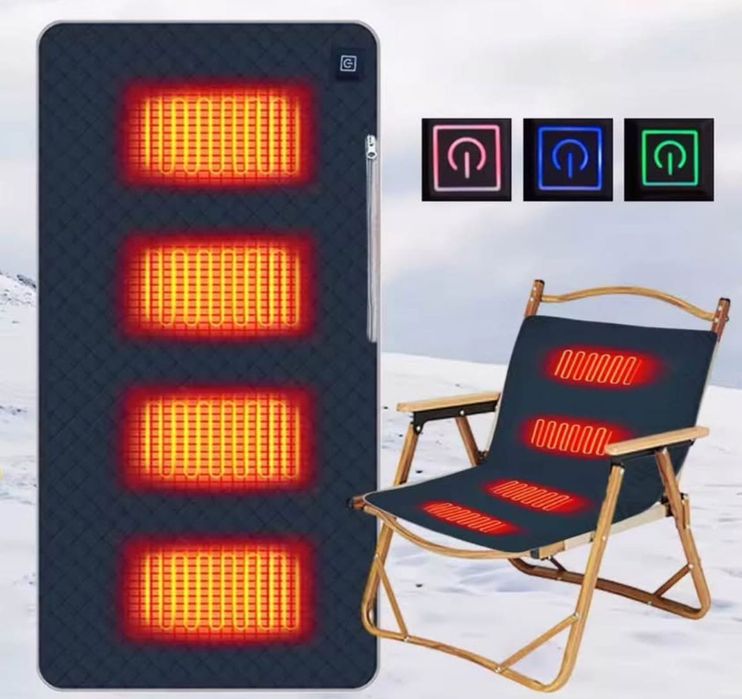 Husă cu incalzire pentru bancheta mașina pe USB