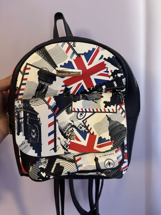 Мини раничка с дълги дръжки