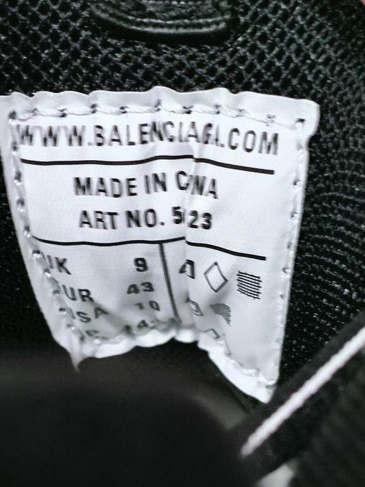 Balenciaga track black 43