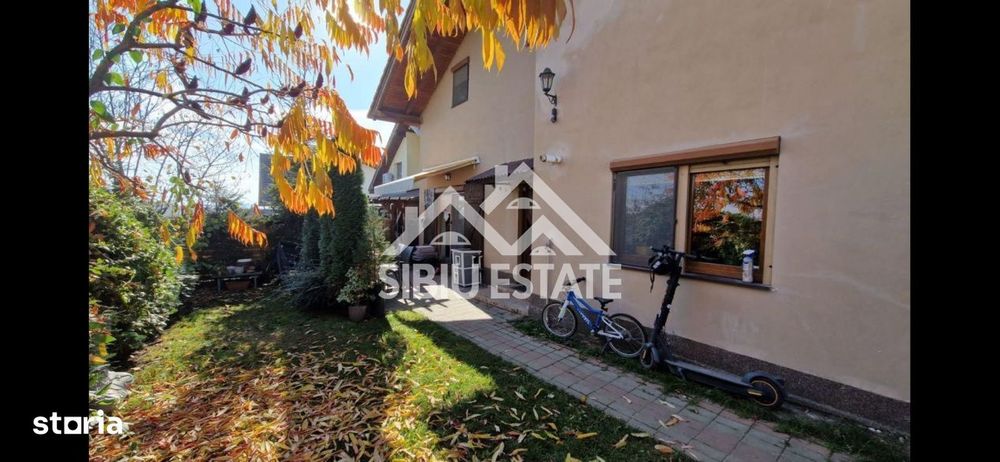 Casa moderna, de inchiriat, cu 3 camere, 2 bai, terasa