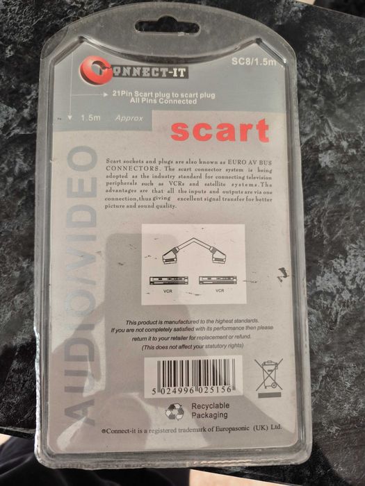 Scart кабел плюс още един