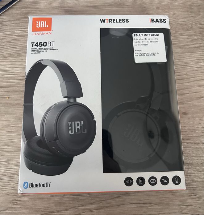 Vand Căști JBL T450BT – Wireless, Bass puternic, Stare excelentă