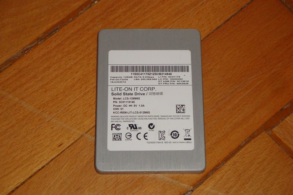 SSD Lite-on 128gb model LCS-128M6S sata 6gb/s carcasa aluminiu