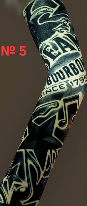 Имитация на истински татус тип наколенка/налакътник-универсален размер