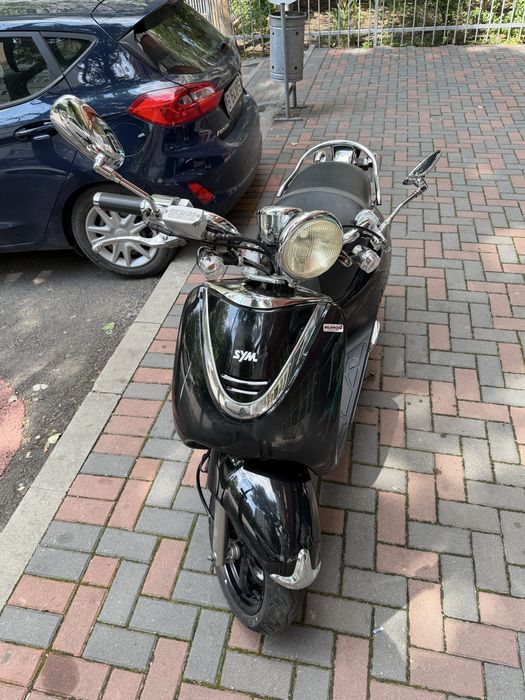 Scuter SYM Allo 2020 49cc Benzina Euro 4 Negru 18125 km Stare Perfecta Fara Defecte