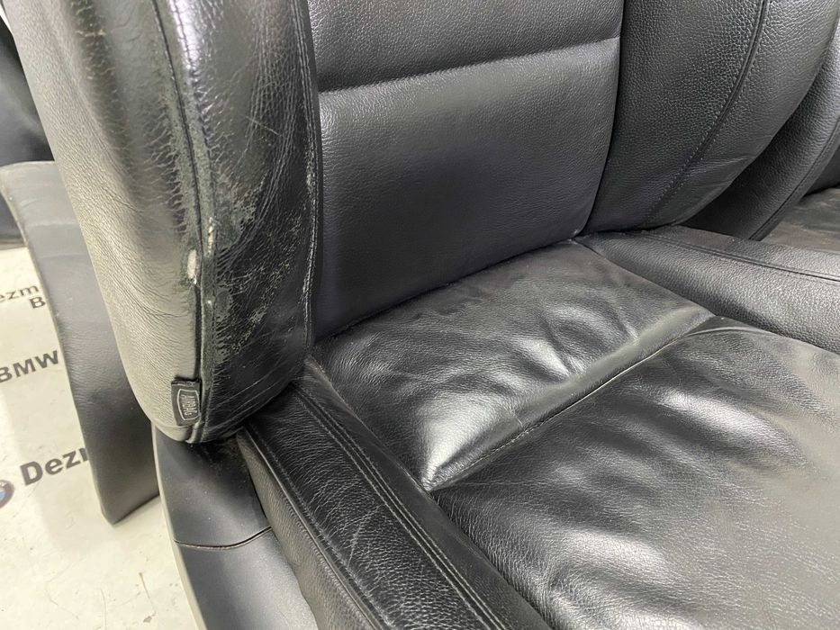 Scaune interior sport Recaro piele neagra cu incalzire BMW E92