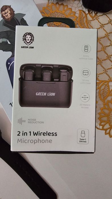 Green Lion Petlichka Mikrofon Yangi