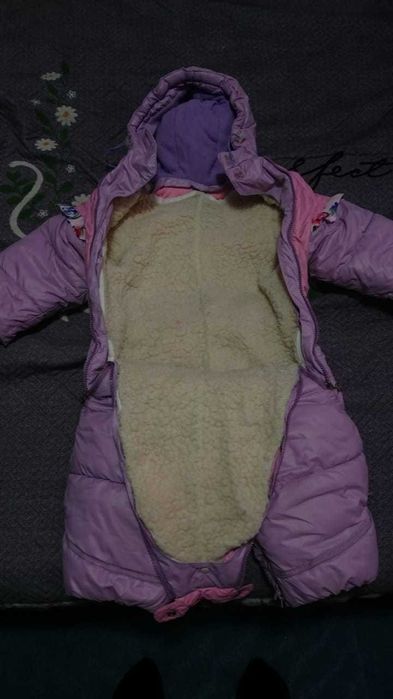 комбинезон (комбез) зимний для девочки от 1 до  2 лет