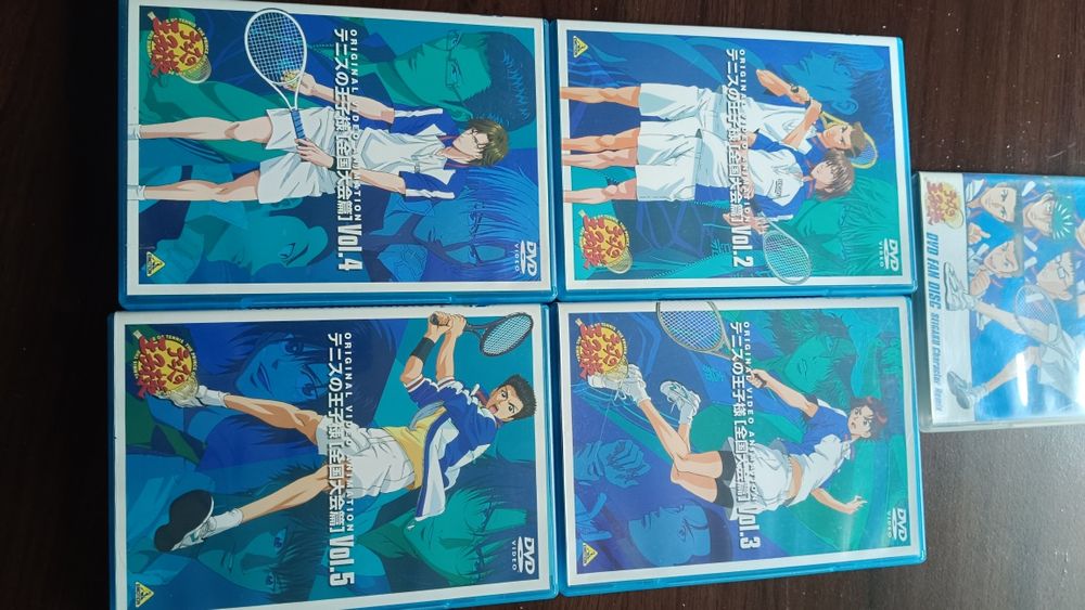 Seigaku Prince of tenis DVD anime Japan