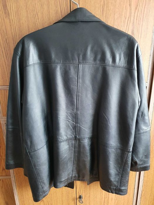 Haina piele XXL, pentru barbati