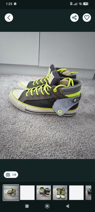Sneakers Converse all star piele naturala 37