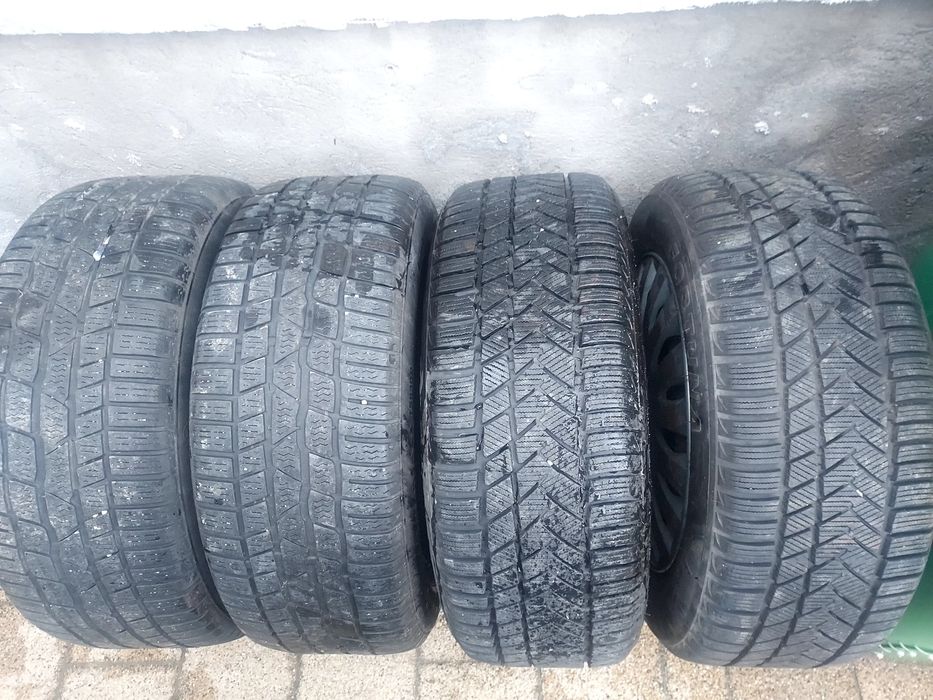 Anvelope iarna echipate pe jante metal Audi a4 b8