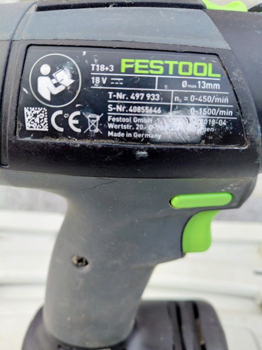 Festool T 18+3 Винтоверт