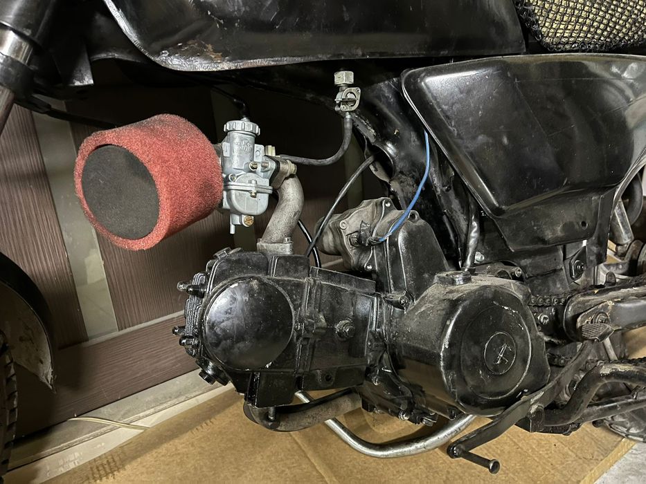 Мотоцикл альфа на ходу