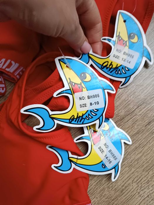 Детски и юношески бански костюми за момичета 7-15 години нови