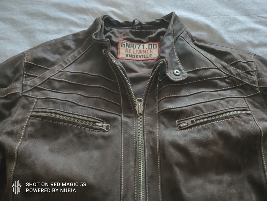 Geaca de piele marimea L