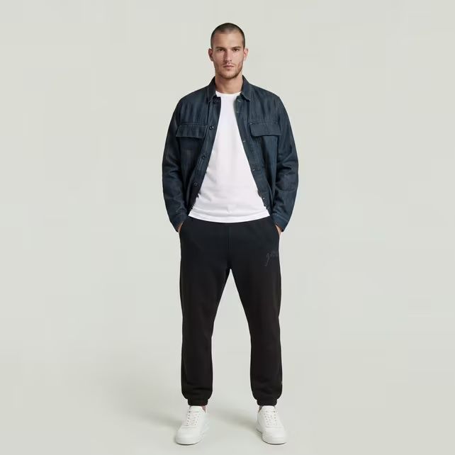 Оригинално долнище G-Star Raw Script M , L , XL ново мъжко черно анцуг панталон
