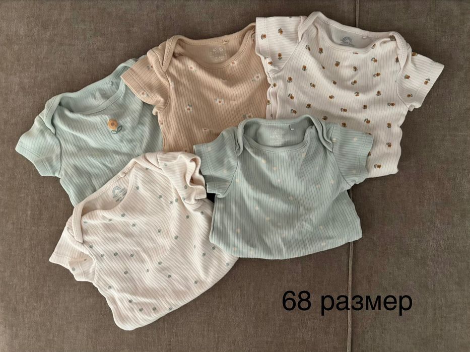 Бебешки дрехи за момиче, размери 56, 62 и 68