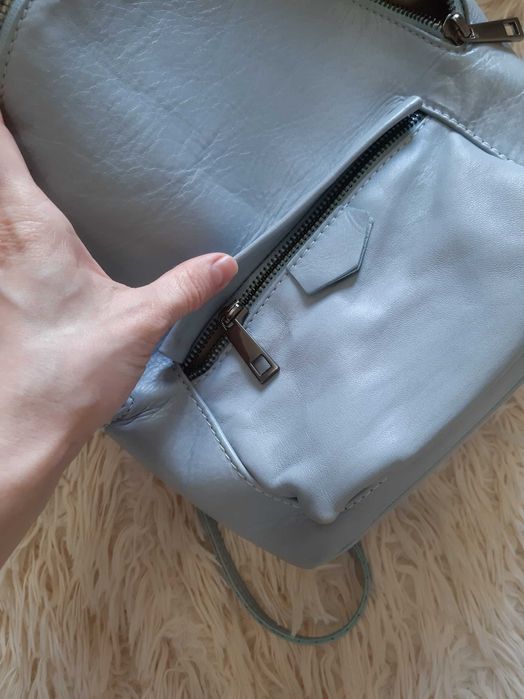 Кожанный итальянский рюкзак