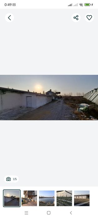 Продается. 5. гектаров.  ( Уртачирчик).   550000 уе.  договор.