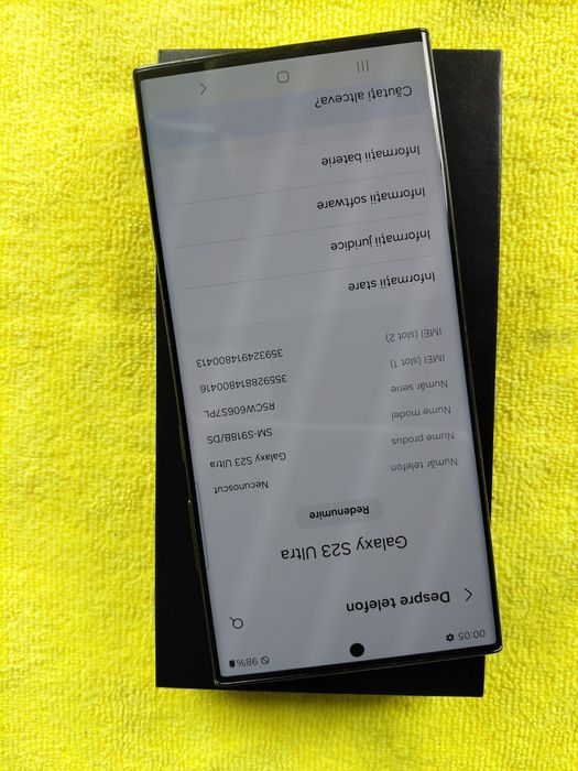 Vând/Schimb Samsung S23 Ultra 5g Black Dual Sim Fulbox Liber