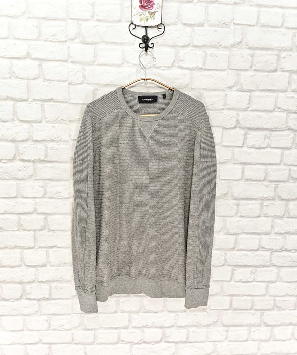 DIESEL Оригинална мъжка фланелка сива блуза размер М