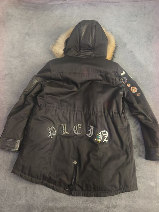 Geaca Philipp Plein,M , blana naturala,