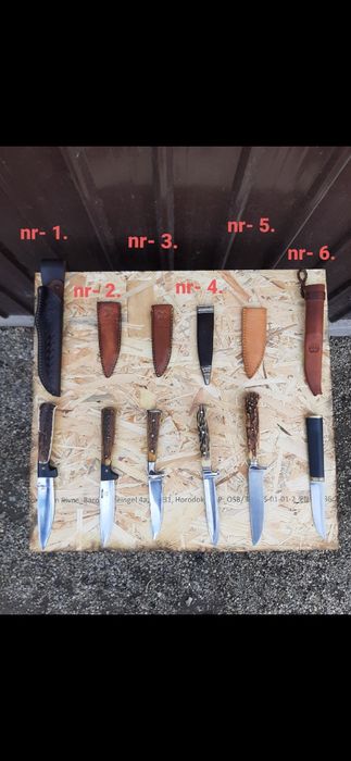 Set 5 cuțite handmade de firma