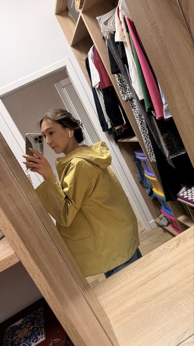 Zara плащь с утепленной жилеткой 11-12л