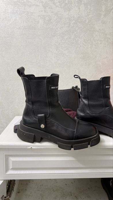 Продам кожаные зимние ботинки! Классного качества!