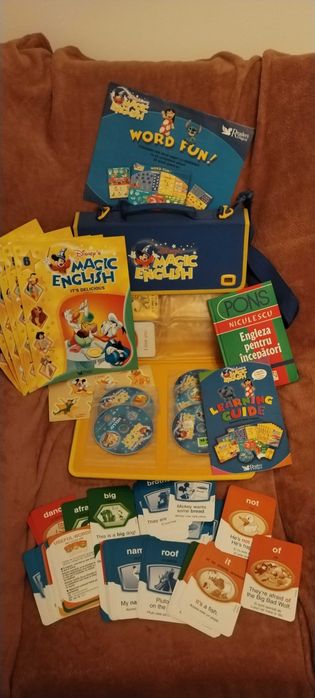 Geanta Magic English și cărți pentru copii