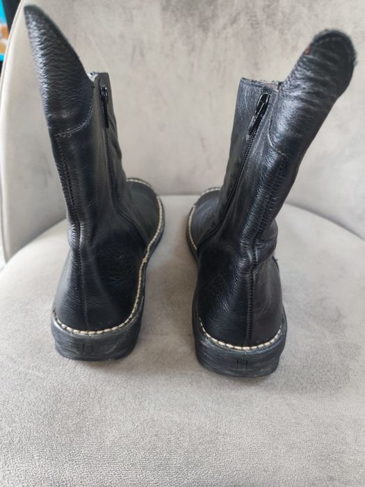 Дамски боти от естествена кожа