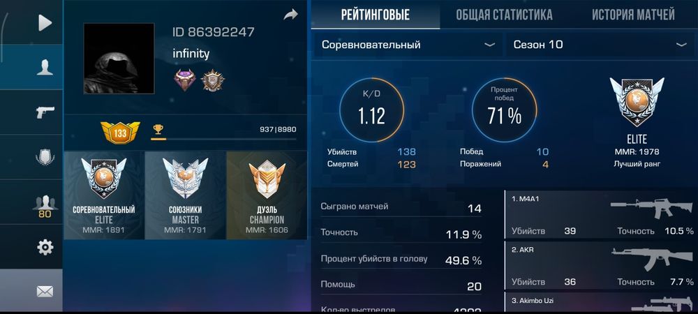 аккаунт стандофф 2